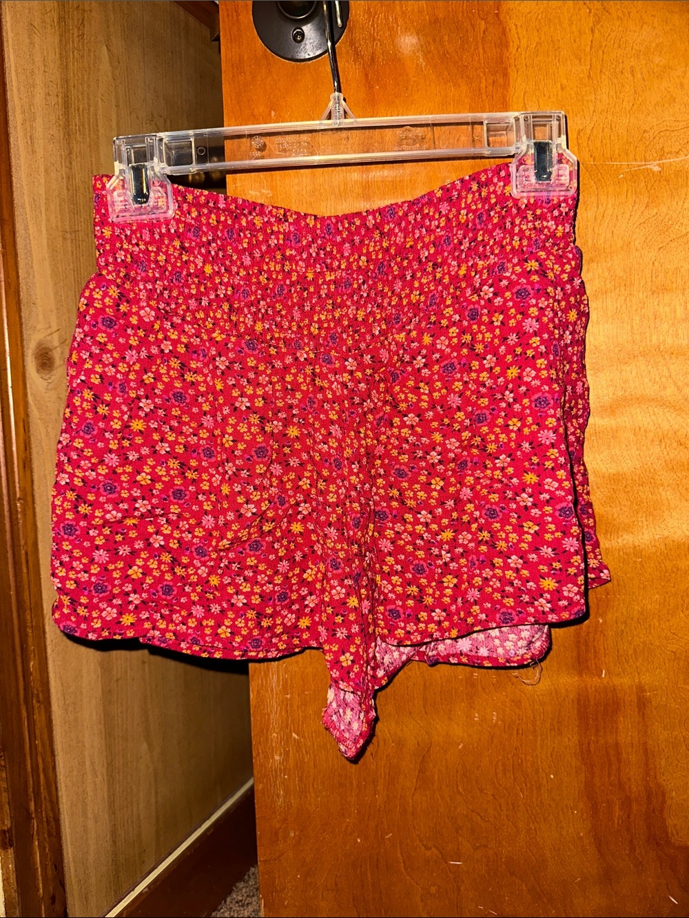 Aeropostale Pink Floral High-Waist Women’s Shorts